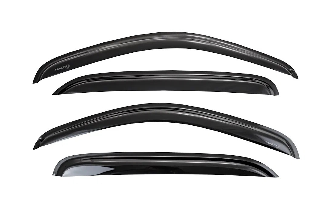 4355H – TRAILFX Rainguard, Low Profile Tape-On Smoke Acrylic Set of 4